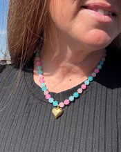 Load image into Gallery viewer, Pastel Heart Necklace