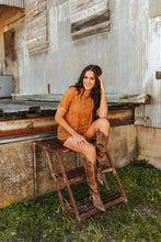 Load image into Gallery viewer, Cutesy in Cowtown Top *Saddle