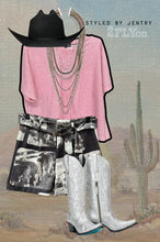 Load image into Gallery viewer, Western Classic Blush Top