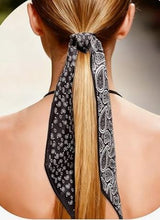 Load image into Gallery viewer, Black and White Paisley Twillie