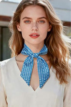 Load image into Gallery viewer, Blue with White Floral Twillie