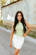 Load image into Gallery viewer, Lady Lace Tank *Sherby Lime