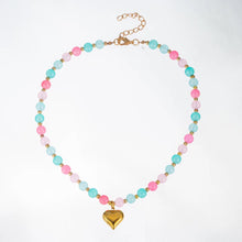 Load image into Gallery viewer, Pastel Heart Necklace