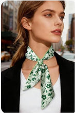 Load image into Gallery viewer, White with Green Floral Twillie