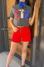 Load image into Gallery viewer, Red Shenandoah Stud Shorts