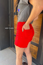 Load image into Gallery viewer, Red Shenandoah Stud Shorts