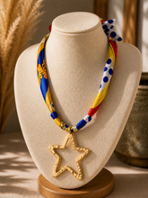 Load image into Gallery viewer, Gold Star Twillie Necklace