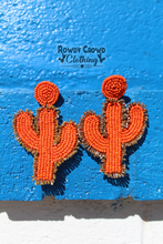 Load image into Gallery viewer, Sunny Saguaro Earrings - Coral