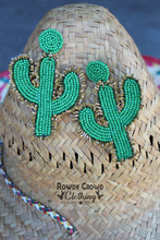 Load image into Gallery viewer, Sunny Saguaro Earrings - Green