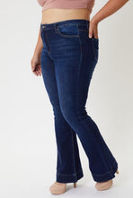 Load image into Gallery viewer, KanCan Emily PLUS Dark High Rise Flare Jeans