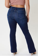 Load image into Gallery viewer, KanCan Emily PLUS Dark High Rise Flare Jeans